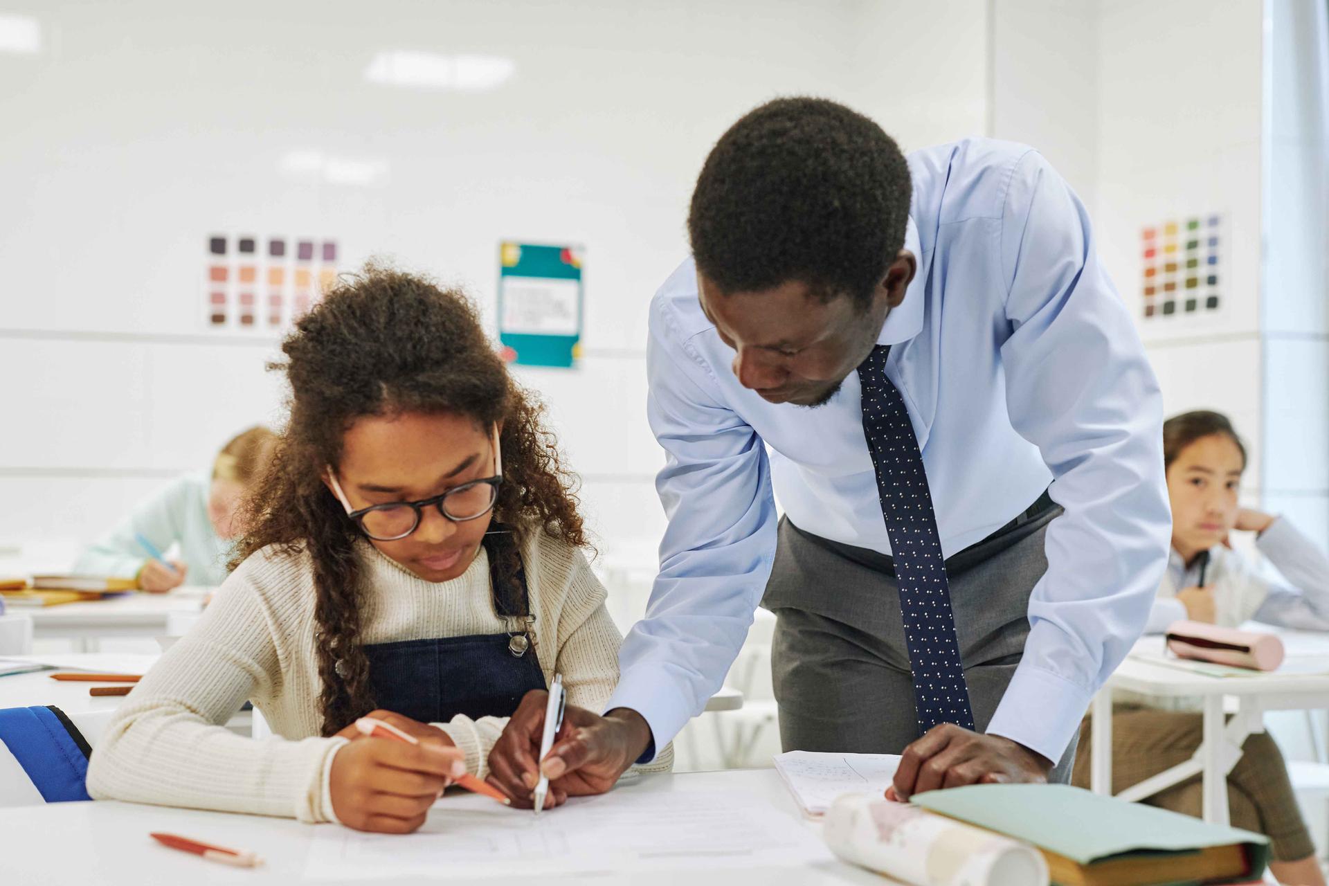 Students learning online